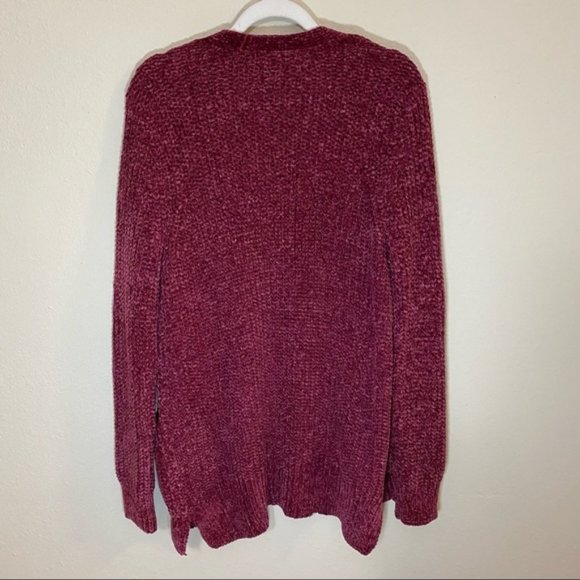 SEVEN 7 Chenille Boyfriend Open Cardigan Sweater S - Picture 3 of 5